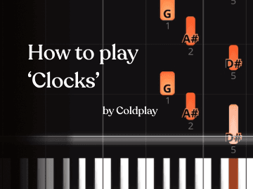 Learn how to play Clocks by Coldplay