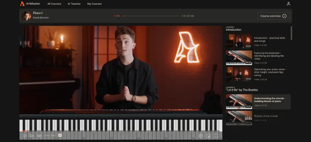 you can also learn piano with high quality online courses